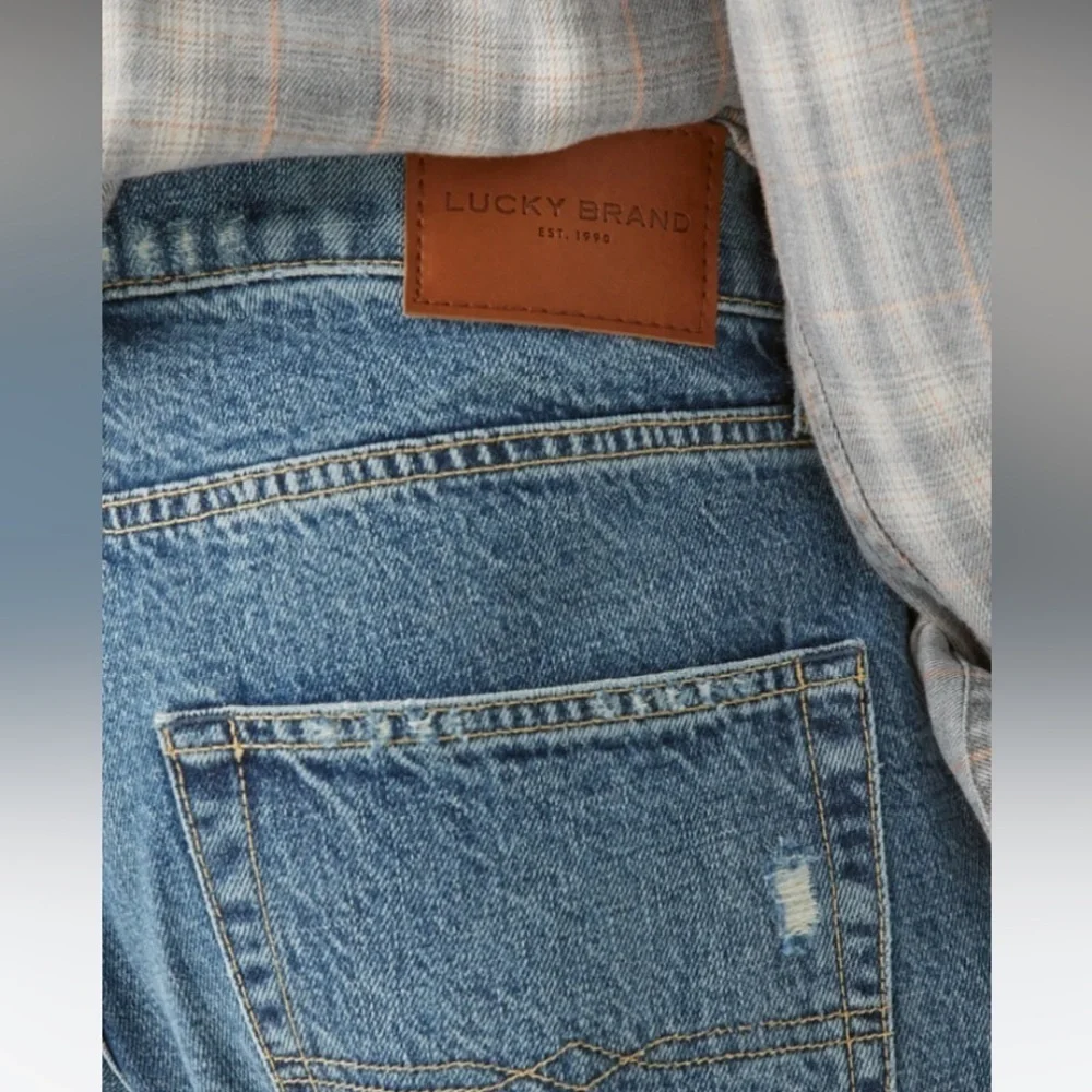 Lucky Brand Men's 410 Athletic Straight Hemp Jean 30 x 30 Style 7M13553 Drake